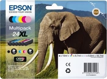 Epson C13T24384011 Tusz Multipack 6-colors 24XL Claria photo HD