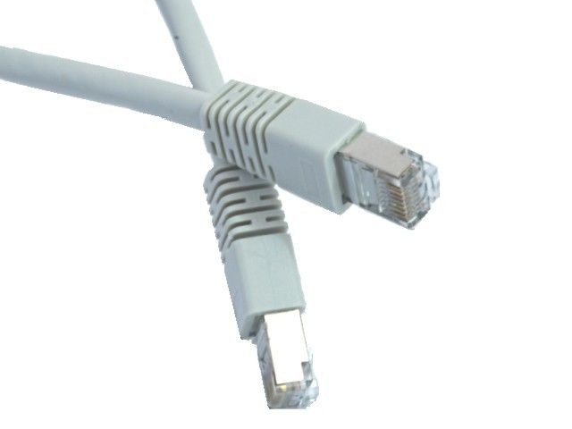 Gembird Patch cord ekranowany FTP kat.6 osłonka zal. 0.5M szary