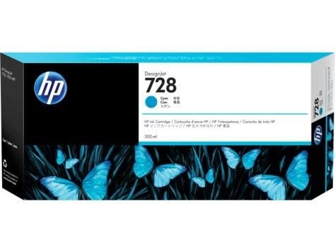 HP 728 300-ml Cyan Ink Cartridge