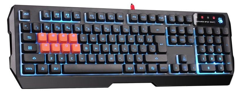 A4 Tech Klawiatura A4TECH BLOODY B188 (8 x Mechanical LK Black Switch)