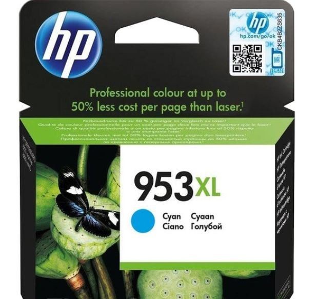 HP 953 XL Ink Cartridge Cyan 1.600 Pages