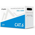 Lanberg Kabel LAN UTP 1Gb/s 305m drut cca szary