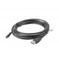 LANBERG Kabel USB 2.0 micro AM-MBM5P 3M czarny