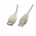 Lanberg CA-USBE-12CC-0050-TR przedłużacz kabla USB 2.0 AM-AF ferryt 5m