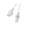 LANBERG PATCHCORD KAT.5E 1M SZARY FLUKE PASSED 10-PACK