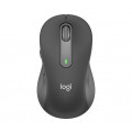Logitech Signature M650 L Mouse large size optical 5 buttons wireless Bluetooth 2.4 GHz Bolt USB receiver graphite
