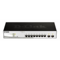 D-Link Przełącznik DGS-1210-10 Switch Smart 8xGE 2xSFP