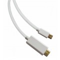 Sandberg Cable Thunder/MiniDP<gt/>HDMI | 1.5m Cable MiniDP<gt/>HDMI | 1.5m, 1.5 m, mini DisplayPort, HDMI, Male, Male, White