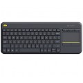 Logitech Klawiatura K400 Plus Wireless Touch czarna