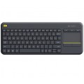 Logitech K400 Plus Wireless Touch Keyboard Czarna