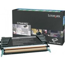 Lexmark C734A1KG Toner black zwrotny 8000 str. C734/C736/X734/X736/X738
