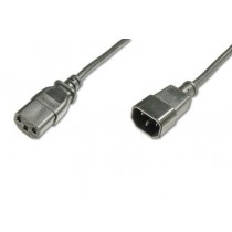 Assmann Kabel przedłużający zasilający Typ IEC C14/IEC C13 M/Ż 1,2m Czarny
