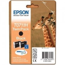 Epson C13T07114H10 Tusz T0711 black Doublepack DURABrite Stylus D120/120 Network Edition...