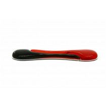 Kensington 62398 Podkładka pod klawiaturę Crystal Wristres Wave - żelowa, czerwono-czarna