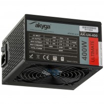 Akyga Zasilacz ATX 400W AK-U4-400 P4+4 PCI-E 6 pin 6+2 pin 6x SATA APFC 80+ Bronze FAN 12cm