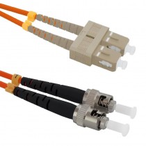 Qoltec 54065 Optic Patchcord SC/UPC - ST/UPC Multimode 50/125 OM2 Duplex 3m