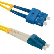 Qoltec 54033 Optic Patchcord SC/UPC-LC/UPC Singlemode 9/125 G652D Duplex 3m