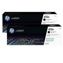 HP Toner 410X Black Dual Pack 6.5k CF410XD