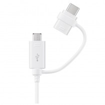 Samsung Combo Cable (Type-C & Micro USB) White