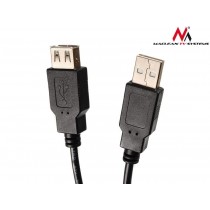 Maclean Przedłużacz USB 2.0 MCTV-744 USB 2.0 (M) - USB 2.0 (F) 3m