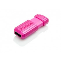 Verbatim Flash Disk 32GB Hi-Speed Store 'n' Go, Pinstripe, USB 2.0, Hot růžová