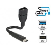 DeLOCK Przedłużacz USB Type-C -> AF 2.0 15cm Profilowany
