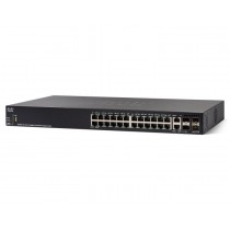 Cisco Systems SG350X-24P 24-PORT/GIGABIT POE STACKABLE SWITCH IN