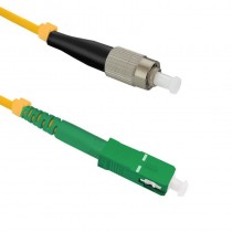 Qoltec Patchcord Światłowodowy FC/UPC-SC/APC SM 9/125 G652D 15m