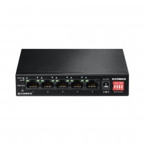 Edimax ES-5104PH v2 5x10/100 Switch, 4x PoE+ ports, ext. power, 802.3af/at,55W budget (30W/p)