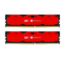 GoodRam DIMM DDR4 16GB (Kit of 2) 2400MHz CL15 IRDM, red