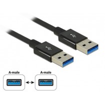 DeLOCK Kabel USB 3.1 0.5m AM-AM czarny
