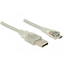 DeLOCK Kabel USB MICRO(M) -USB-A(M) 2.0 0.5m