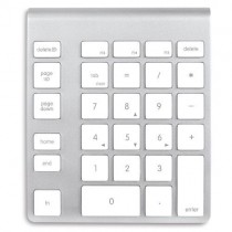 OWC NewerTech keypad bluetooth do klawiatury Apple aluminium biały