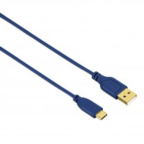 Hama Kabel USB 2.0 USB-C - USB A FLEXI-SLIM 0,75 m niebieski