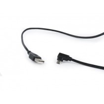 Gembird CC-USB2-AMmDM90-6 kabel kątowy dwustronny micro USB do USB 2.0 AM 1.8M, czarny