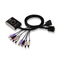 Aten Rozdzielacz 2-Port USB DVI/Audio Cable KVM