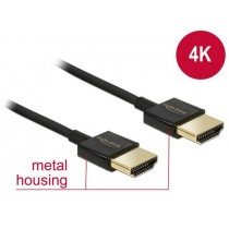 DeLOCK Kabel HDMI-HDMI 4K 3D Ethernet 0.255m