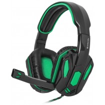 Defender Słuchawki z mikrofonem WARHEAD G-275 Gaming zielono-czarne + GRA