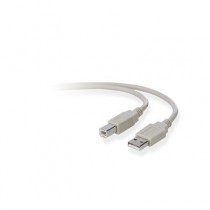 Belkin CABLE USB A-B, 20/28AWG - 1,8M | USB A/B 1.8m, 1.8 m, USB A, | USB B, 2.0, Male/Male, Grey