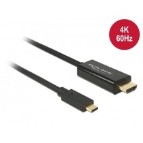 DeLOCK Kabel USB-C -> HDMI M/M 2m (tryb alternatywny DP) 4K 60Hz