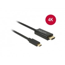 DeLOCK Kabel USB-C -> HDMI M/M 2m (tryb alternatywny DP) 4K 30Hz Czarny