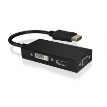 RaidSonic Technology IB-AC1031 Adapter DisplayPort -> HDMI/DVI-D/VGA 3-w-1