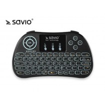 Savio Klawiatura bezprzewodowa KW-01 do TV Box, Smart TV, PS3, XBOX360, PC