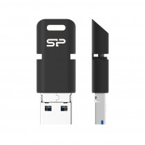 Silicon-Power SILICON POWER Pamięć USB OTG Mobile C50 32GB USB 3.1+micro USB+Type C Czarna