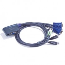 Aten *2-Port USB/Audio Cable KVM Switch 0.9m CS62US