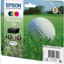 Epson C13T34664010 Tusz Golf ball Multipack 34 4-colors DURABrite Ultra 18,7 ml