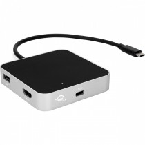 OWC USB-C Travel Dock (5 portów, pass through 60W) Silver
