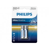 Philips Bateria alkaliczna LR03 AAA Ultra (2 szt)