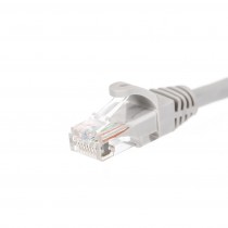 Netrack BZPAT56 patchcord RJ45, osłonka zalewana, kat. 6 UTP, 5m szary