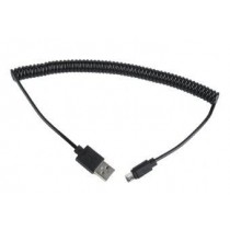 Gembird CC-mUSB2C-AMBM-6 kabel micro USB 2.0 AM-Micro Spirala 1.8m czarny